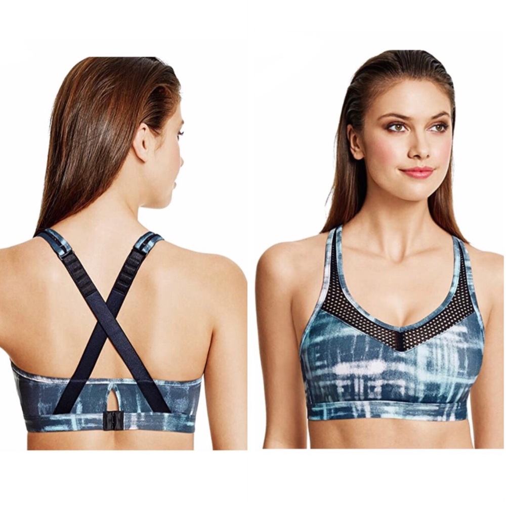 Wacoal Impressions Print Mesh Panel Sports Bra